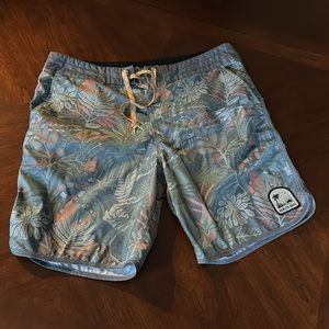 Howler Brothers Stretch Bruja Boardshorts - Men’s 34 - Multicoral Floral/Jungle